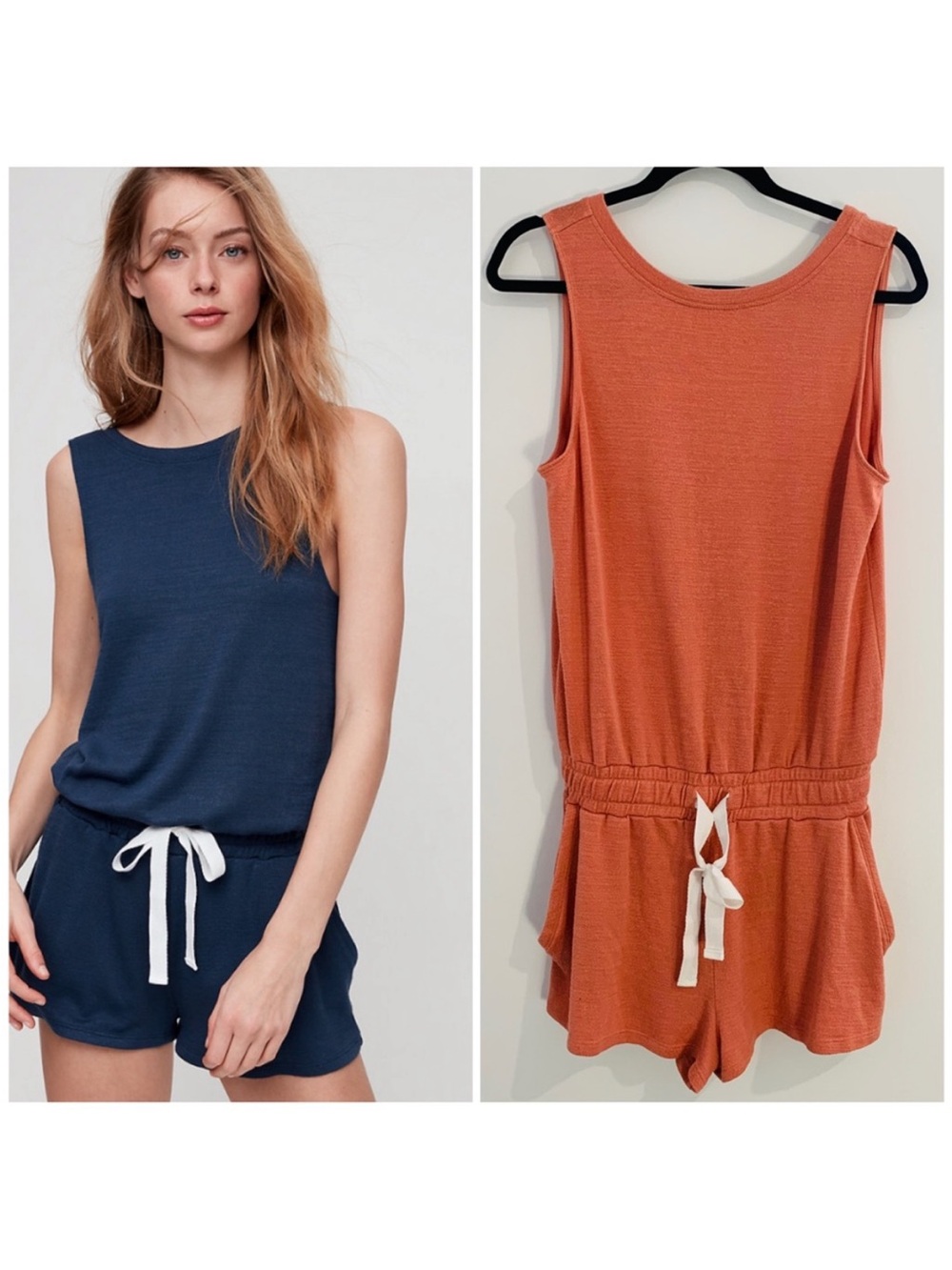 Aritzia Wilfred Free CORAL Izabel romper Sleeveless, size S